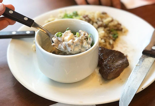 Feijão Verde Natan Cremoso no restaurante