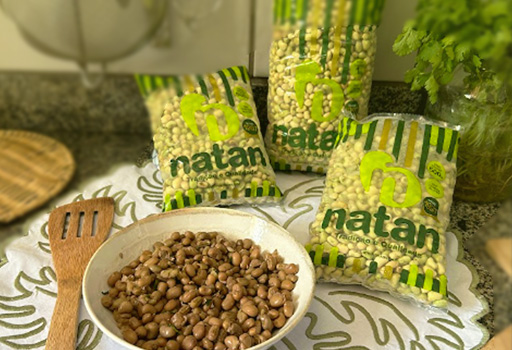 Feijão Verde Natan na cozinha
