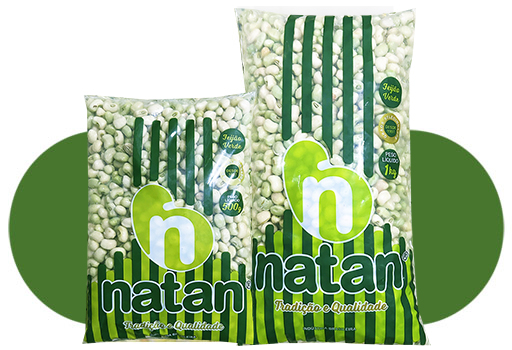 Embalagens de feijão verde Natan