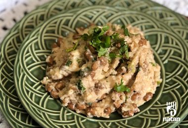 Baião de dois com Feijão Verde Natan